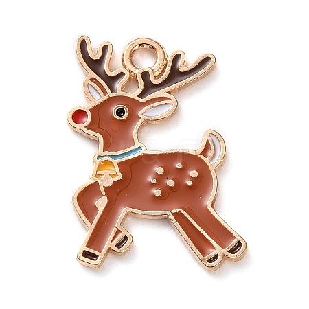Alloy Enamel Pendants ENAM-B030-02G-11-1