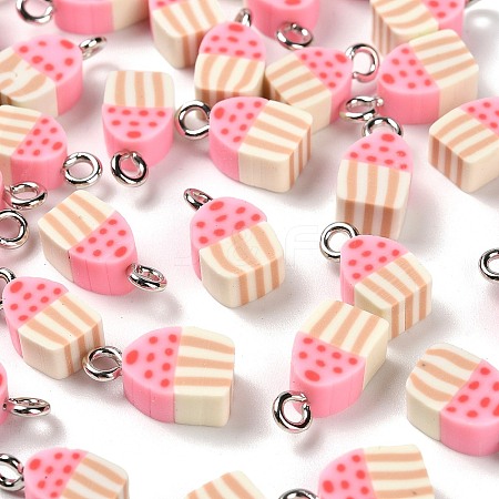 Handmade Polymer Clay Charms CLAY-H007-01B-1