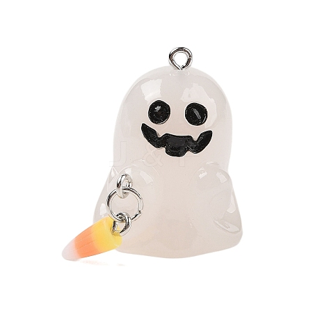 Halloween Theme Luminous Resin Pendants RESI-S06-01A-1