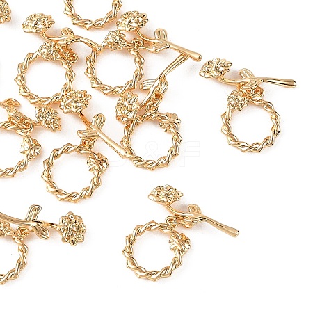 SHEGRACE Brass Toggle Clasps XGRQ5S543-850-G-1