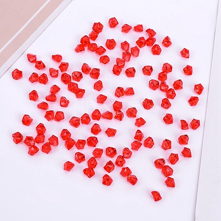 Transparent Acrylic Beads OACR-WH0036-09A-06-1