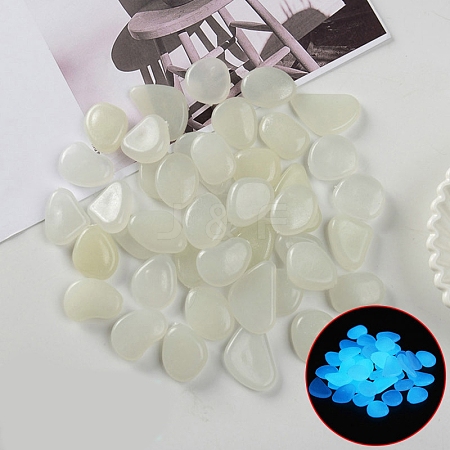 Resin Luminous Glow in the Dark Pebbles Stone PW-WG30806-03-1