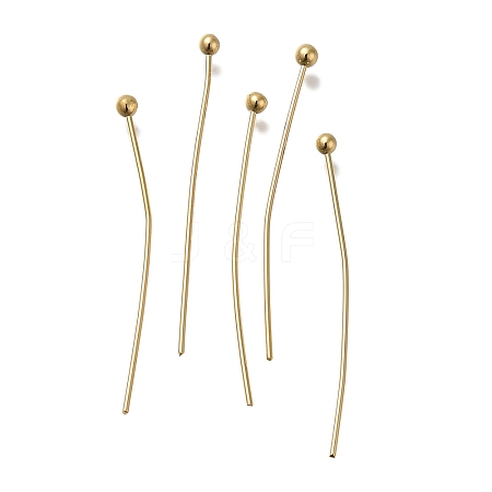 Brass Ball Head Pins KK-H502-03N-G-1