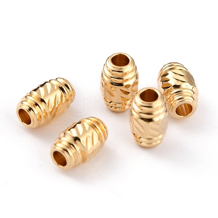 Brass Spacer Beads KK-O133-208-G-1