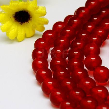 Natural Malaysia Jade Bead Strands G-M099-4mm-04-1