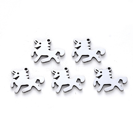 Tarnish Resistant 304 Stainless Steel Charms X-STAS-N092-94-1