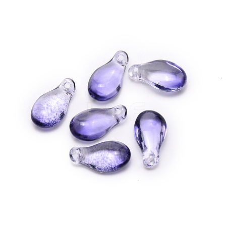 Handmade Lampwork Charms LAMP-WH0006-04-1