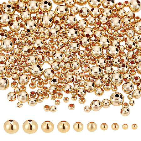 300Pcs 5 Style Brass DIY Beads FIND-WR0011-99-1