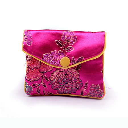 Chinese Style Rectangle Cloth Zipper Pouches CON-PW0001-091A-04-1