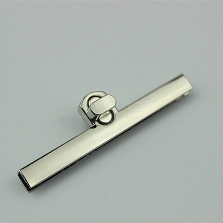 Zinc Alloy Twist Bag Lock Purse Catch Clasps PURS-PW0001-029P-1
