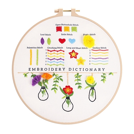 DIY Embroidery Kit DIY-P077-160-1