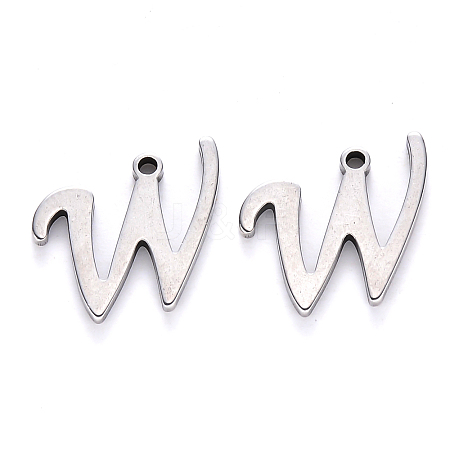 Tarnish Resistant 201 Stainless Steel Charms STAS-R105-W-1