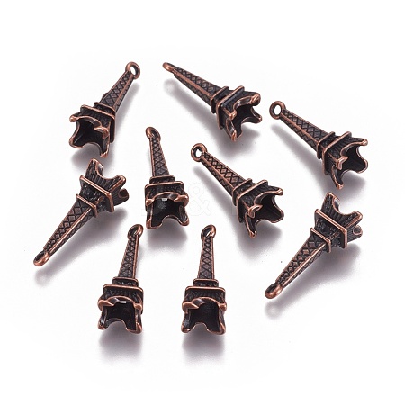 Tibetan Style Alloy Pendants EA9450Y-R-1