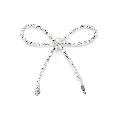 Alloy & Glass Bowknot Chandelier Component Links PALLOY-D360-01I-1