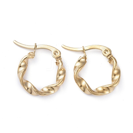 201 Stainless Steel Hoop Earrings LS-EJEW-I245-07C-1
