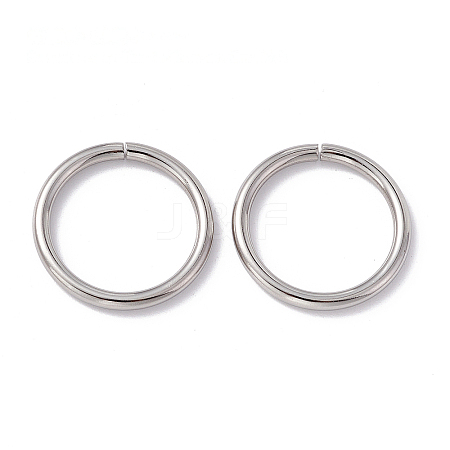 Non-Tarnish 304 Stainless Steel Jump Rings STAS-C040-01L-P-1