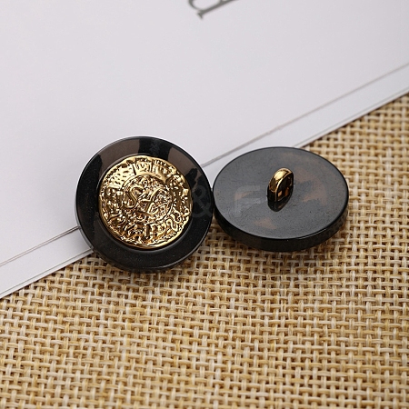 1-Hole Resin Shank Buttons SENE-PW0013-09A-01-1