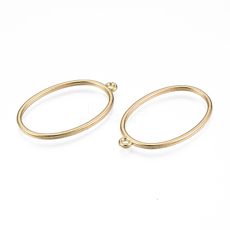 Alloy Open Back Bezel Pendants X-PALLOY-T085-08LG-1
