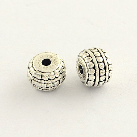 Tibetan Style Zinc Alloy Spacer Beads TIBEB-Q053-15-1