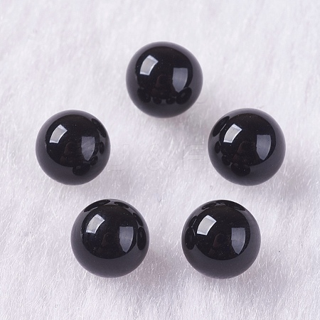 Natural Black Onyx Beads G-K275-32-5mm-1