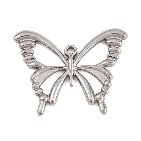 304 Stainless Steel Pendants STAS-E523-01A-P-1