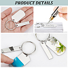 201 Stainless Steel Keychain KEYC-UN00008-4