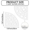 Acrylic Tie Dye Stencils Reusable Art Painting Template DIY-WH0429-004-2