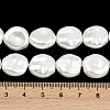 Electroplated Glass Beads Strands GLAA-H039-05A-4