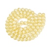 Transparent Half Spray Painted Glass Beads Strands LS-GLAA-Q110-02A-01-2