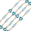 Brass Heart Link Chains CHC-H115-27G-1
