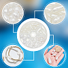 60pcs Eco-Friendly ABS Plastic Imitation Pearl Beads OACR-PH0004-18-3
