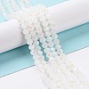 Electroplate Glass Beads Strands EGLA-A034-J1mm-L08-5