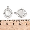 Non-Tarnish 304 Stainless Steel Pendant Cabochon Settings STAS-P364-07P-3
