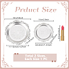 2Pcs 2 Styles Iron Jewelry Plate DJEW-PH0001-57-2