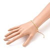 Brass Charm Bracelets BJEW-JB05515-04-5