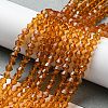 Transparent Glass Beads Strands EGLA-A039-T3mm-D28-4