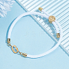1pc Adjustable Nylon Cord Slider Bracelets for Women BJEW-LP0001-33G-G-3