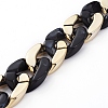 Handmade Imitation Gemstone Style Acrylic Curb Chains X-AJEW-JB00523-02-2