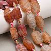 Natural Weathered Agate Beads Strands G-A321-P02-02-1