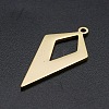 201 Stainless Steel Open Back Bezel Pendants LS-STAS-R111-LA173-14-2
