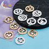 Fashewelry 2 Sets 2 Colors Zinc Alloy Jewelry Pendant Accessories FIND-FW0001-06-4