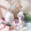 CRASPIRE 100Pcs 10 Colors Silk Cloth Artifical Flower Heads DIY-CP0007-29-5