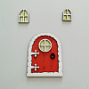 Miniature Luminous Wooden Door & Window MIMO-PW0001-173D-1