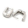 Brass Hoop Earrings EJEW-L211-010R-P-2