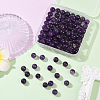 100Pcs Natural Amethyst Beads G-SP0001-22C-7