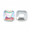 Pointed Back Glass Rhinestone Cabochons RGLA-T033-10x10mm-02-2