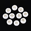 Natural Freshwater Shell Beads BSHE-ZX007-03D-1