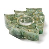 Natural Green Aventurine & Resin Candle Holder Molds DJEW-H012-03C-3