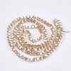Electroplate Glass Beads Strands EGLA-S176-07B-B04-2