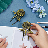 2Pcs Zinc Alloy Page Holder FIND-FH0011-02A-3